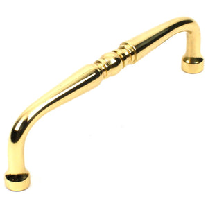 Century Elegance 10737-3 Polished Brass 4"cc Wire Pull Cabinet Handle