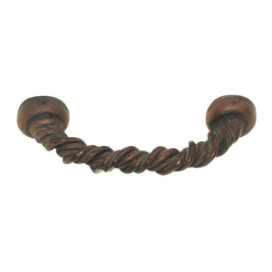 Anne at Home Tanglewood 3" Ctr Vine Cabinet Pull Black with Copper Wash 1084-733
