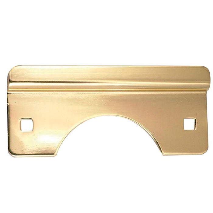 Hickory Hardware Polished Brass 6" Latch Guard for Out-Swinging Doors 1085