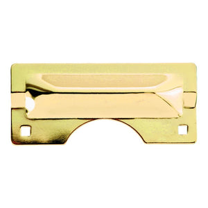 Polished Brass 6" Latch Guard for Out-Swinging Doors 1089 Hickory