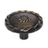Antique Brass 1 1/2" Ornamental Round Cabinet Knob 1090-AB