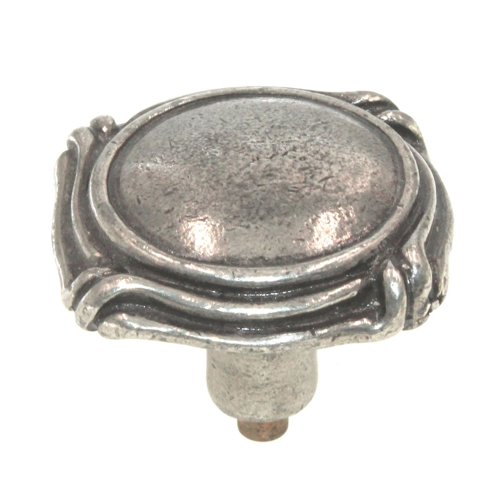 Anne at Home Artisan Mai Oui 1 1/2" Twisted Cabinet Knob Pewter Bright 1098-8