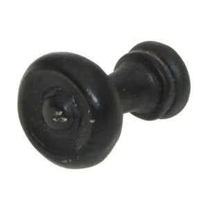 Anne at Home Hardware Artisan Apothecary Small 5/8" Cabinet Knob Black 1113-7