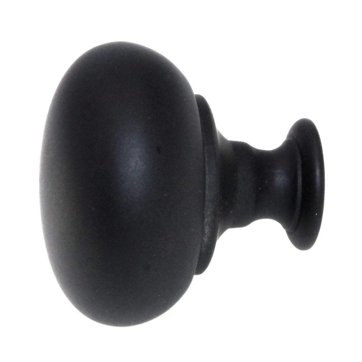 Schaub And Company Rustica 1 1/4" Round Cabinet Knob Matte Black 112-MB