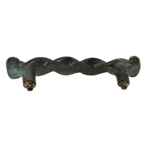 Anne at Home Hardware Roguery 3" Ctr. Cabinet Pull Rust with Verde Wash 1124-934