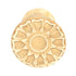 Anne at Home Traditional Corinthia Small 1" Cabinet Knob Weathered White 1135-17