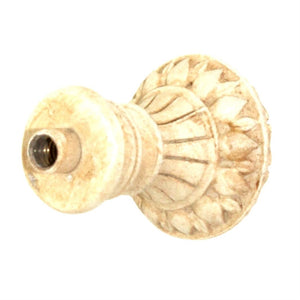 Anne at Home Traditional Corinthia Small 1" Cabinet Knob Weathered White 1135-17