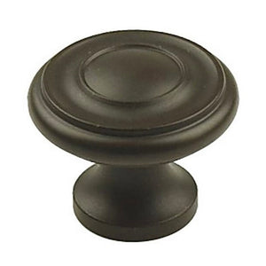 Century Plymouth 11426-10B Oil-Rubbed Bronze 1 1/4" Solid Brass Cabinet Knob