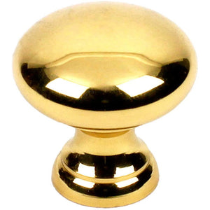 Century Elegance 11902-3 Polished Brass 15/16" Solid Brass Cabinet Knob Pull