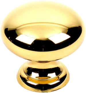 Century Elegance 11907-3 Polished Brass 1 3/8" Solid Brass Cabinet Knob Pull