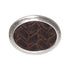 Laurey Churchill 1 5/8" Oval Cabinet Knob Satin Nickel Umber Brown Leather 12190