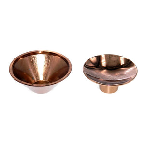 Vintage Washington Tempo Polished Copper 2" Round Cabinet Knob Cone 1222-CU