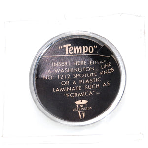 Vintage Washington Tempo Polished Chrome 2" Round Cabinet Knob Cone 1222-US26