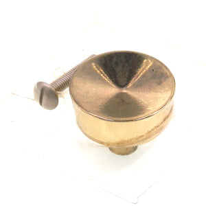 Vintage Washington Stellar Polished Brass 1 1/4" Round Cabinet Knob 1232R-3