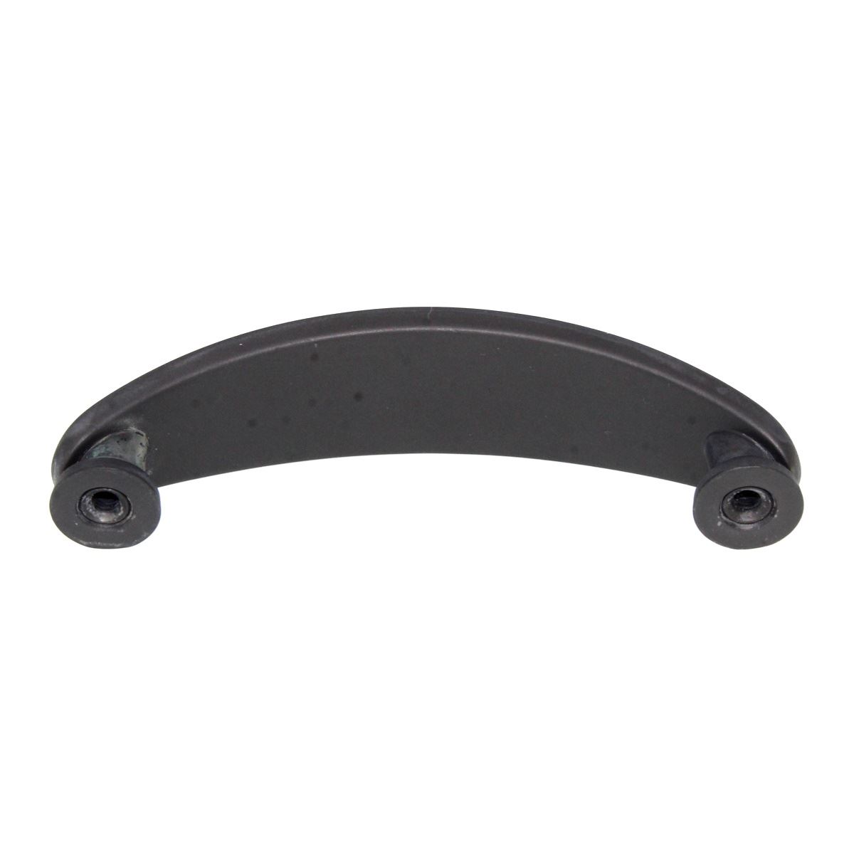 Laurey Churchill 3 1/2" Ctr Cabinet Pull Oil-Rubbed Bronze Black Leather 12397