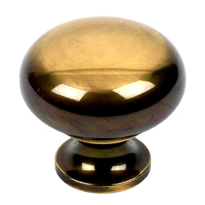 Century Plymouth 12405-PA Polished Antique 1 1/4" Solid Brass Cabinet Knob Pull