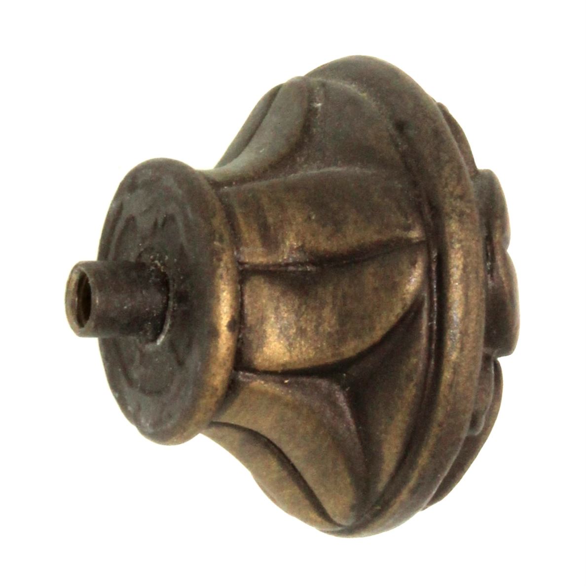 Anne at Home Nature Pompeii Large 1 1/4" Leaf Cabinet Knob Bronze Rubbed 1242-3