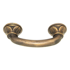 Anne at Home Hardware Pompeii 3" Ctr Leaf Cabinet Arch Pull Bronze Rubbed 1249-3