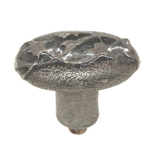 Anne at Home Nature Lyric Small 1 1/4" Vine Cabinet Knob Pewter Matte 1280-1