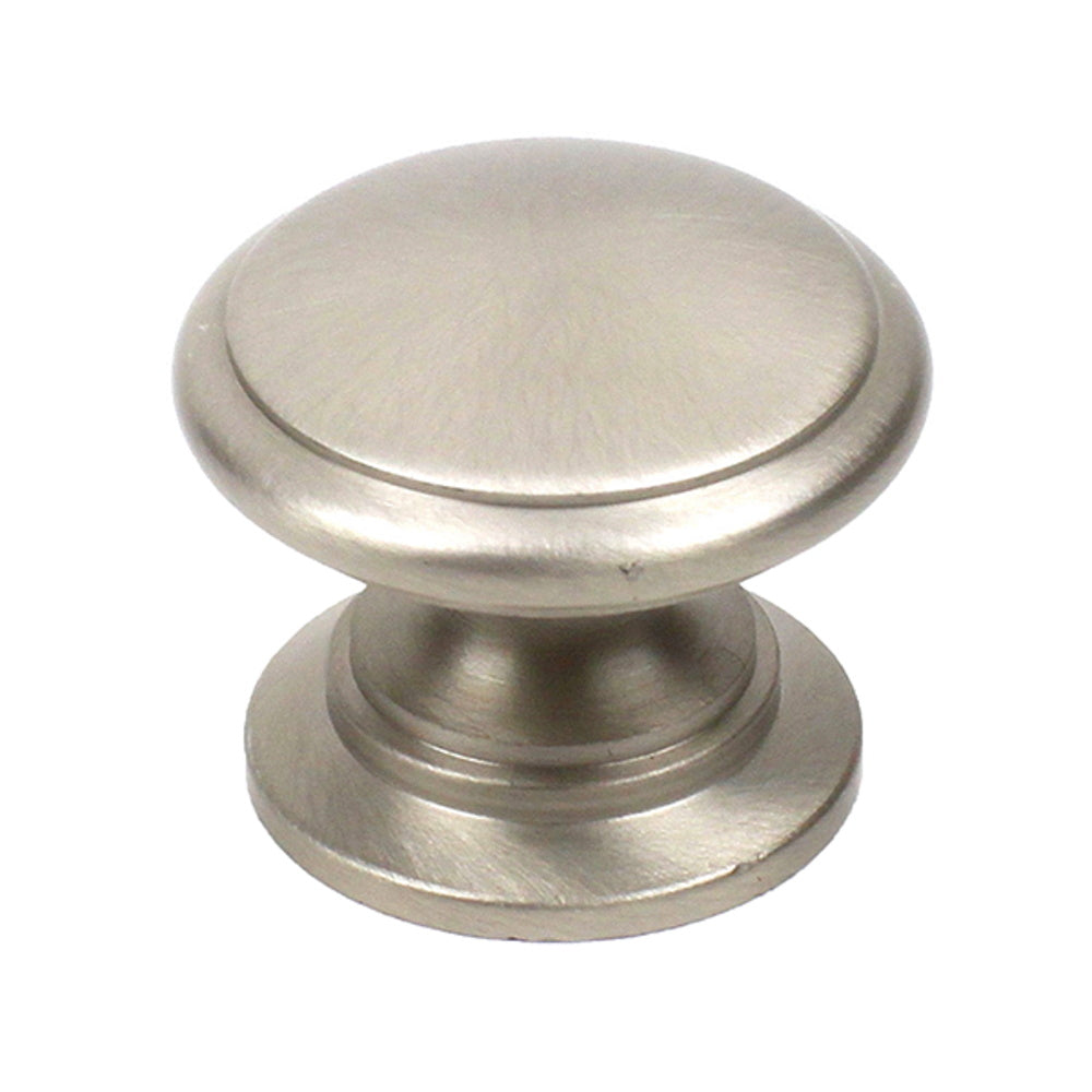Century Plymouth 12816-DSN Dull Satin Nickel 1 1/4" Solid Brass Cabinet Knob