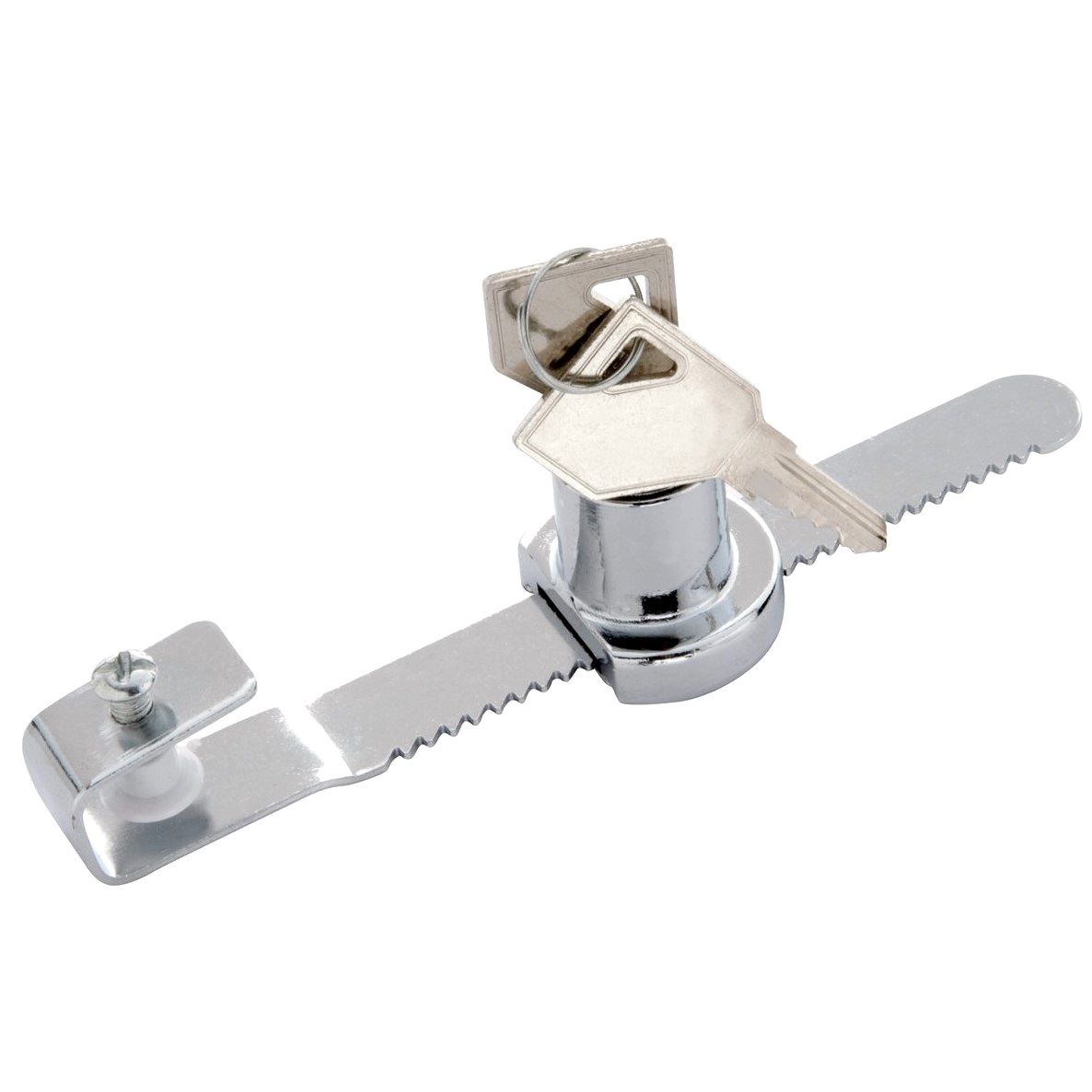 Hickory Hardware Vitrina de cristal con cerradura cromada 1306-645 con llave igual