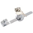 Hickory Hardware Vitrina de cristal con cerradura cromada 1306-645 con llave igual