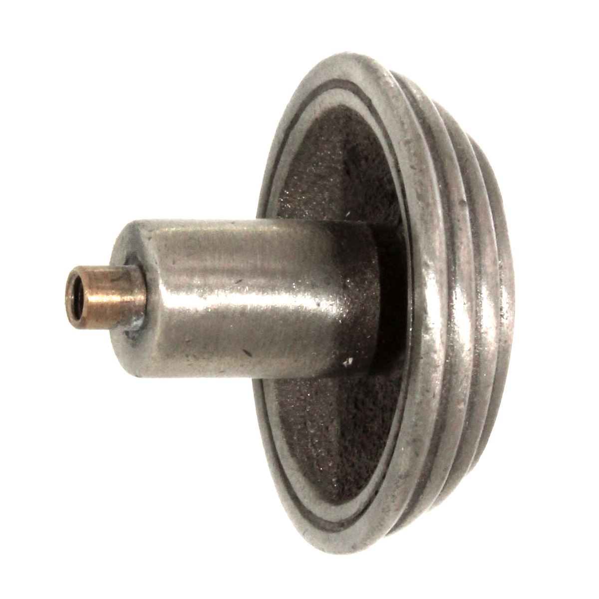 Anne at Home Rustic Sonnet 1 5/8" Ringed Cabinet Knob Satin Pewter 1312-20
