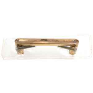 Vintage Washington Stellar Polished Brass 3" Ctr. Cabinet Bar Pull Handle 1371-3