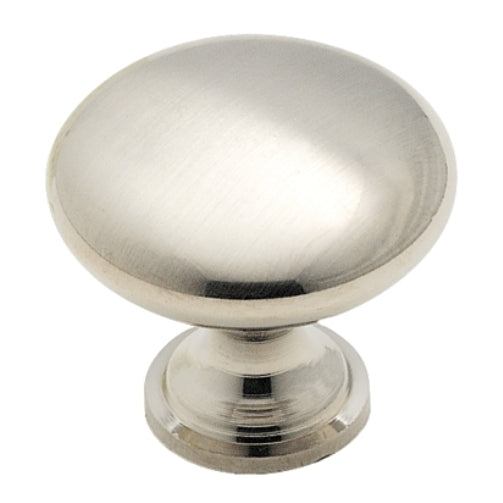 Amerock Allison 14404SCH Brushed Satin Chrome 1 3/16" Round Cabinet Knob Pull