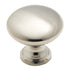 Amerock Allison 14404SCH Brushed Satin Chrome 1 3/16" Round Cabinet Knob Pull