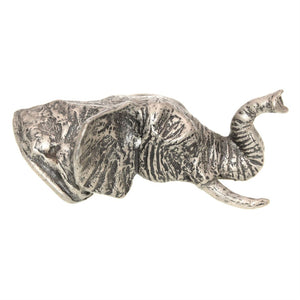 Anne at Home Animals Elephant Head 4 1/2" Cabinet Knob Pewter Matte 147-1