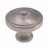 Schaub And Company Charlevoix 1 1/8" Button Cabinet Knob Satin Nickel 150-15