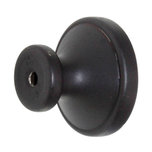Schaub And Company Charlevoix 1 1/4" Button Cabinet Knob Olde Iron 151-OI