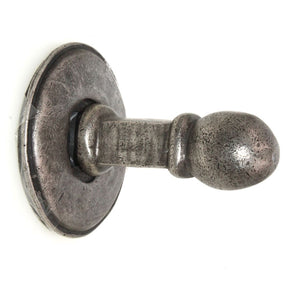 Anne at Home Industrial Une Grande Button Decorative Hook Pewter Matte 1564-1