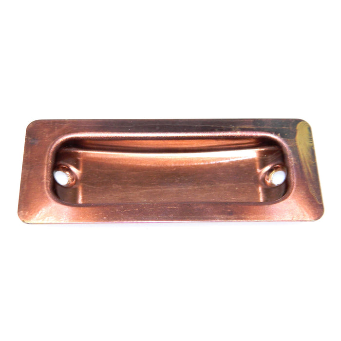 Vintage Washington Polished Copper 3 5/16" Door Pull For Sliding Doors 1610-CU