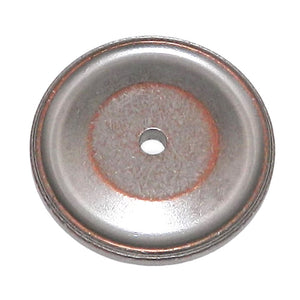 Century 16369-WNC Yukon 1 1/2" Cabinet Knob Backplate Weathered Nickel Copper