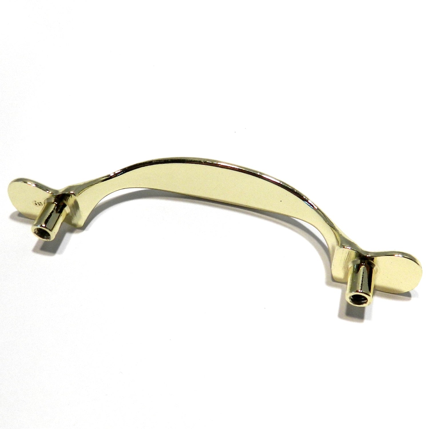 Amerock Allison 170PB Tirador de gabinete liso con arco de latón pulido de 3 "cc