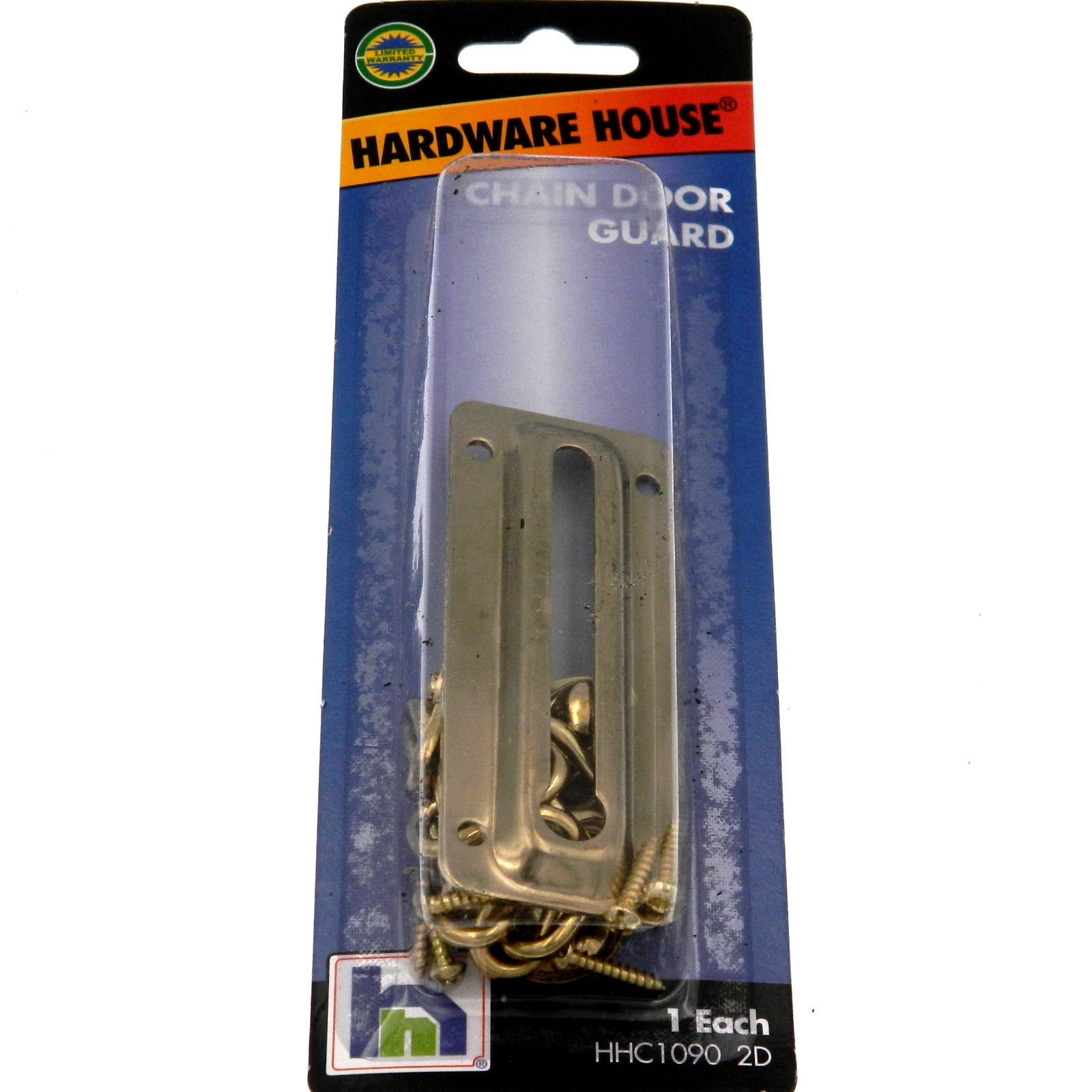 Hardware House - Protector de puerta con cadena de 6.0 in, latón brillante HHC1090/19-5446