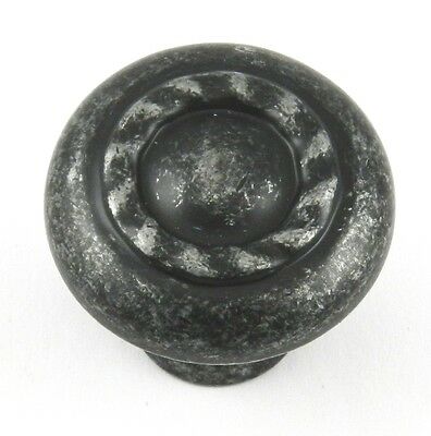 Amerock Inspirations Rope Design Wrought Iron Dark 1 1/4" Cabinet Knob BP1585-WID