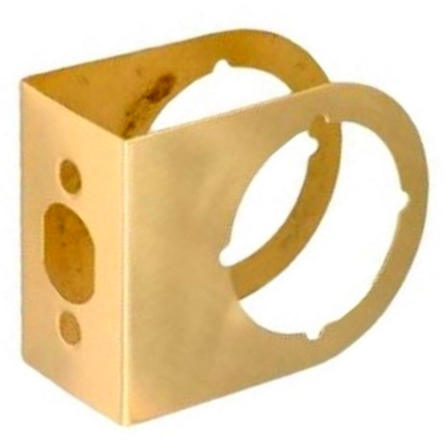 Refuerzo de puerta de latón macizo en latón pulido para 1 3/4" de ancho 2036-PB Hickory