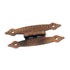 Pair of Laurey Antique Copper Colonial Cabinet "H" Face Mount Hinges 21107