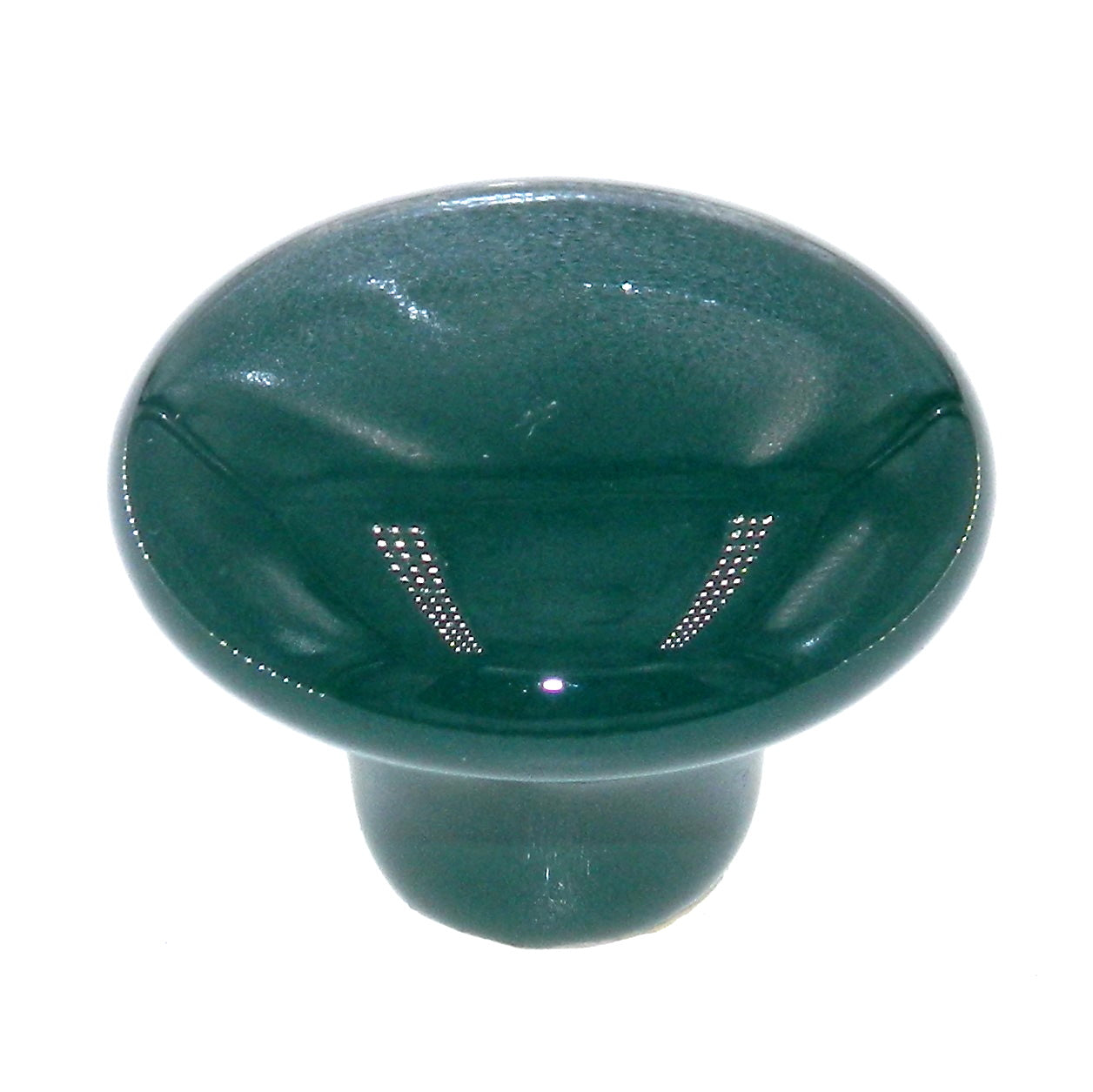 Amerock Allison Hunter Green Ceramic 1 1/2" Round Cabinet Knob 217HGR