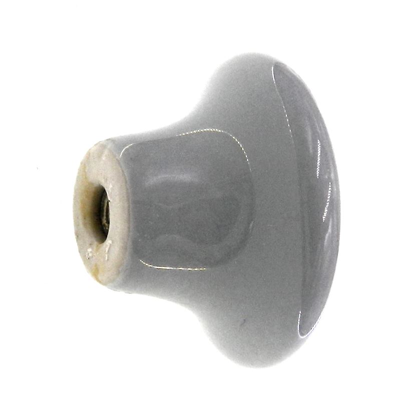 Amerock Allison Gray With White Circle 1 1/2" Ceramic Cabinet Knob 218GRA