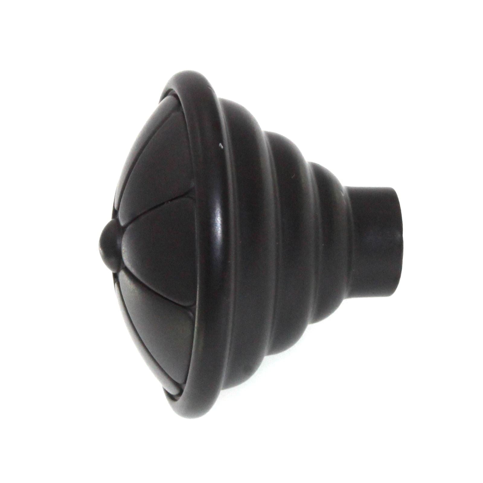 Laurey Kama 1 1/2" Round Button Cabinet Knob Oil-Rubbed Bronze 23466