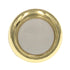 10 Pack Amerock Allison Polished Brass Off White 1 1/4" Cabinet Knob 244WPB