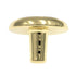 10 Pack Amerock Allison Polished Brass Off White 1 1/4" Cabinet Knob 244WPB