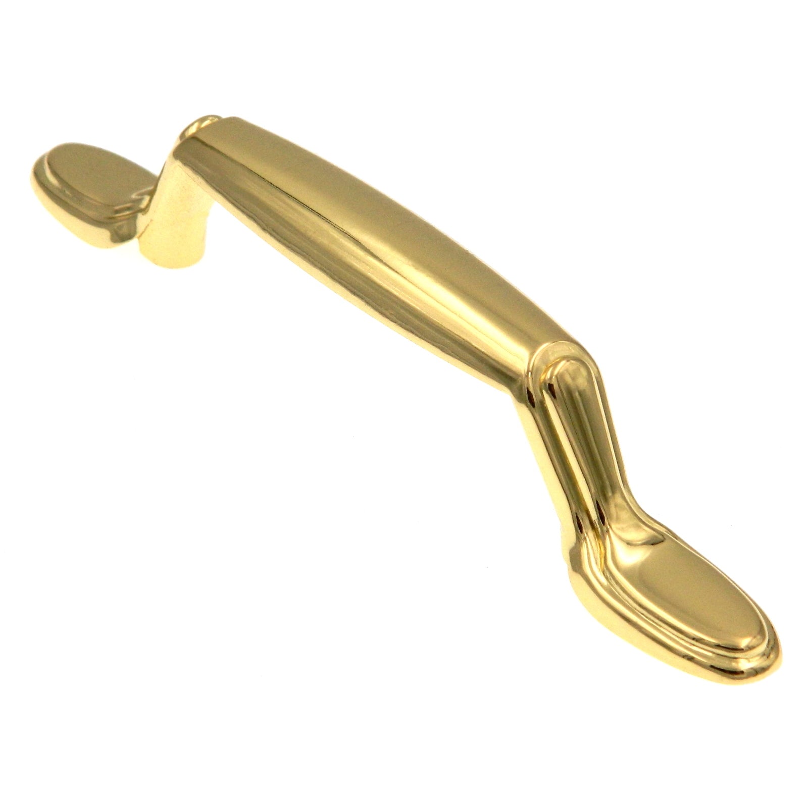 30 Pack Amerock Allison 254PB Polished Brass 3"cc Arch Smooth Cabinet Handle Pull