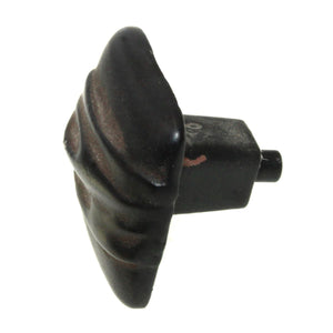 Anne at Home Hannah Square 1 1/4" Cabinet Knob Black with Chocolate Wash 257-736
