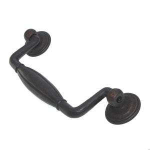 Schaub And Company Siena Drawer Bail Pull 5" (128mm) Ctr Ancient Bronze 258-ABZ