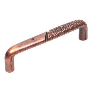 Century Dynasty 27856-AC Tirador de gabinete de alambre de cobre antiguo de 3 3/4" (96 mm) cc